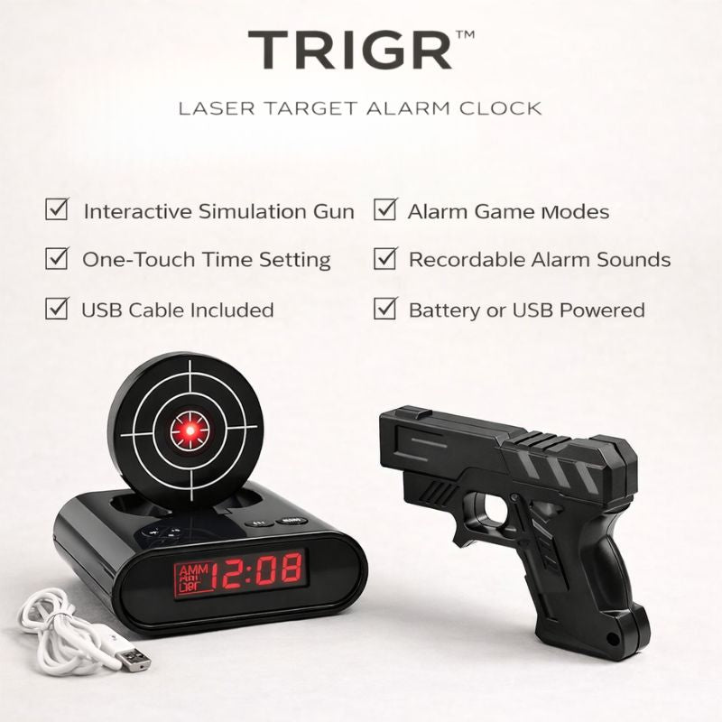 TRIGR™ | Laser Target Alarm Clock