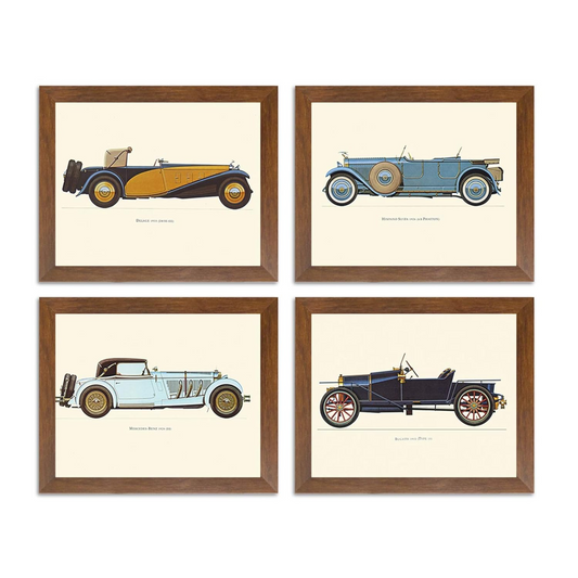 MotorMuse™ Vintage Car Framed Art