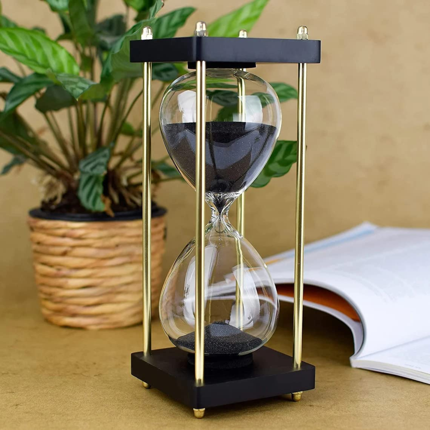 TimelessFlow™ Hourglass Showpiece