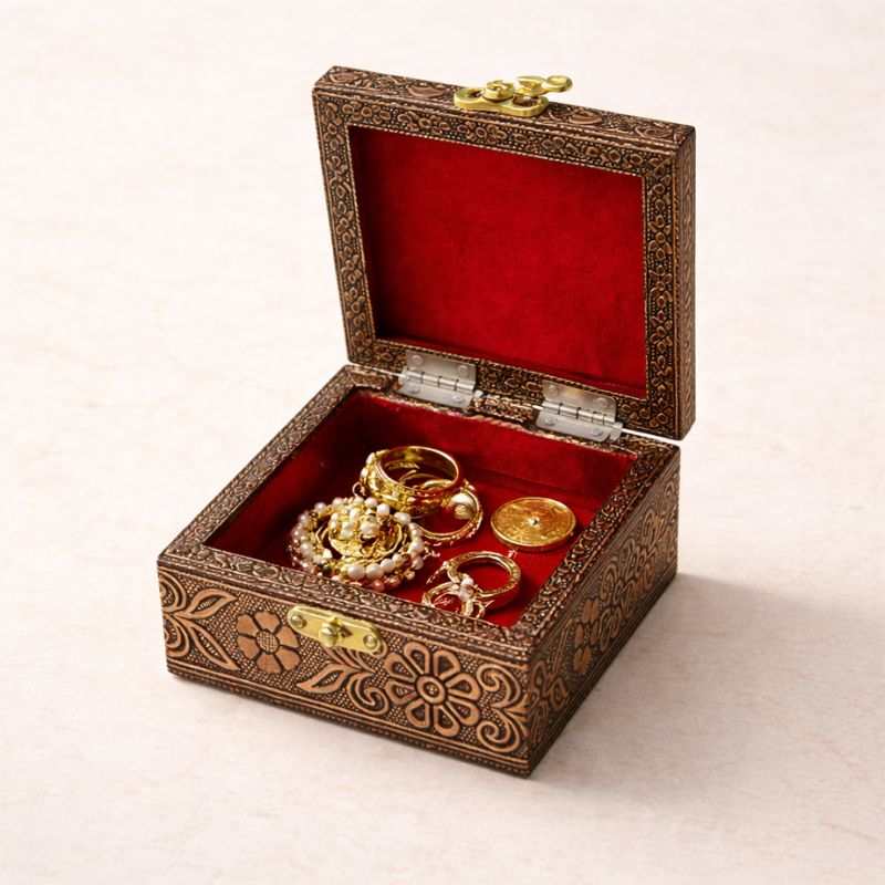 Kosha™ Lockable Pichwai Keepsake Box