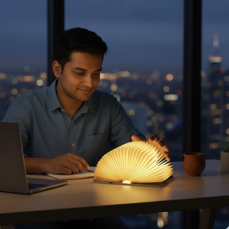 LumaFold™ Foldable Book Lamp