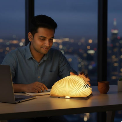 LumaFold™ Foldable Book Lamp