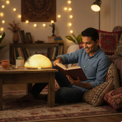 LumaFold™ Foldable Book Lamp