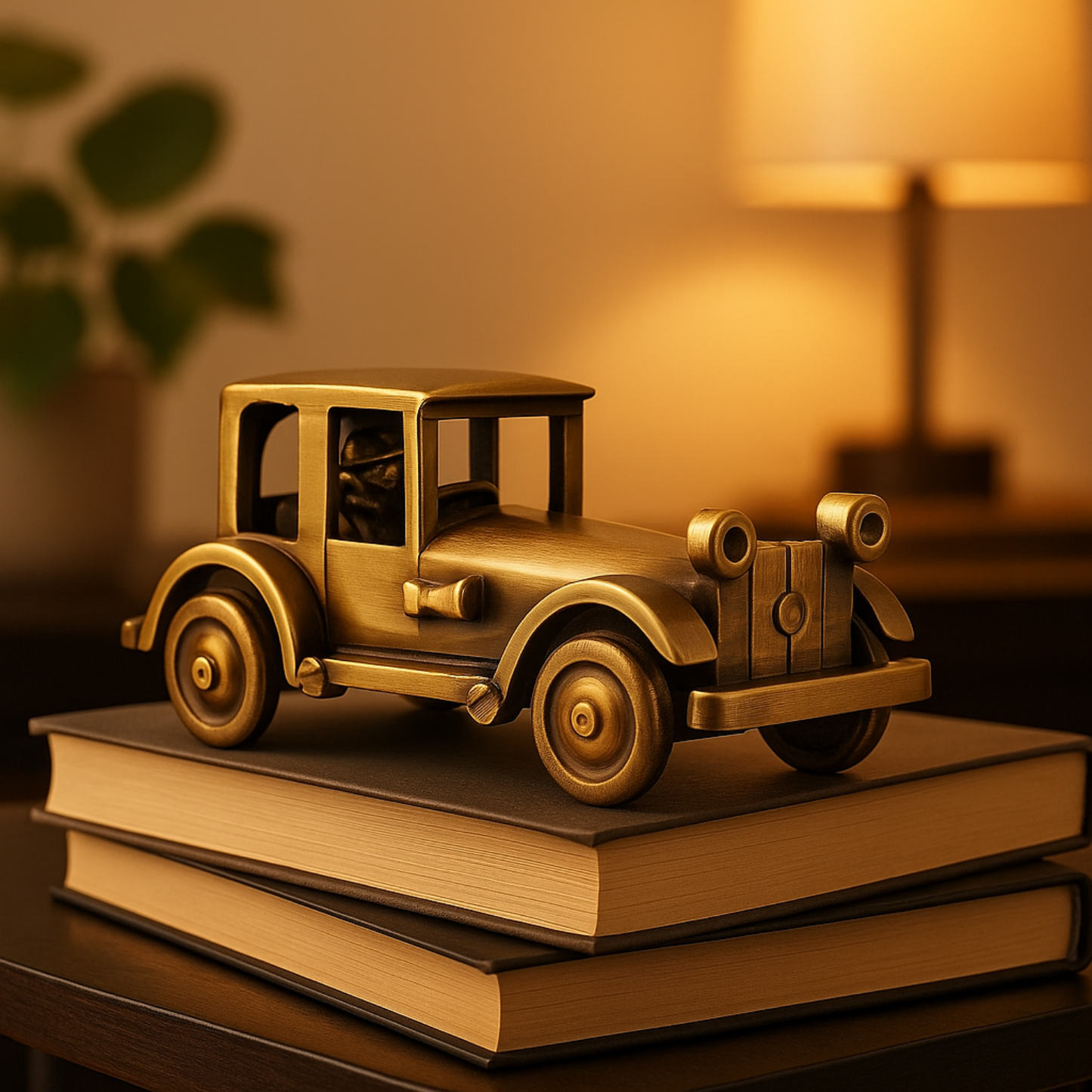 HeritageCar™ Brass Vintage Car