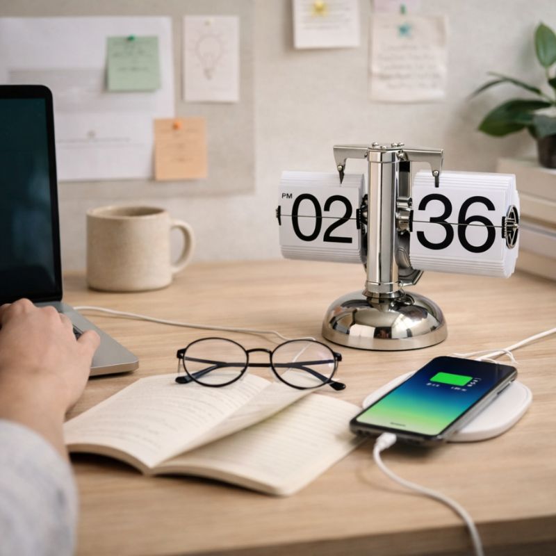 ORLO™ | Retro Flip Desk Clock