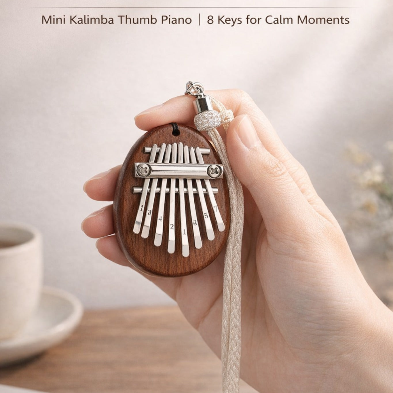 Mini Kalimba™ 8-Key Thumb Piano