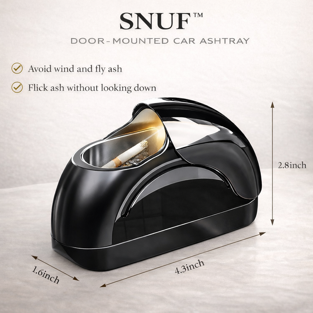 SNUF™ | Door-Mounted Car Ashtray